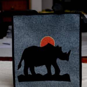 Grey African Heritage Craft Bags